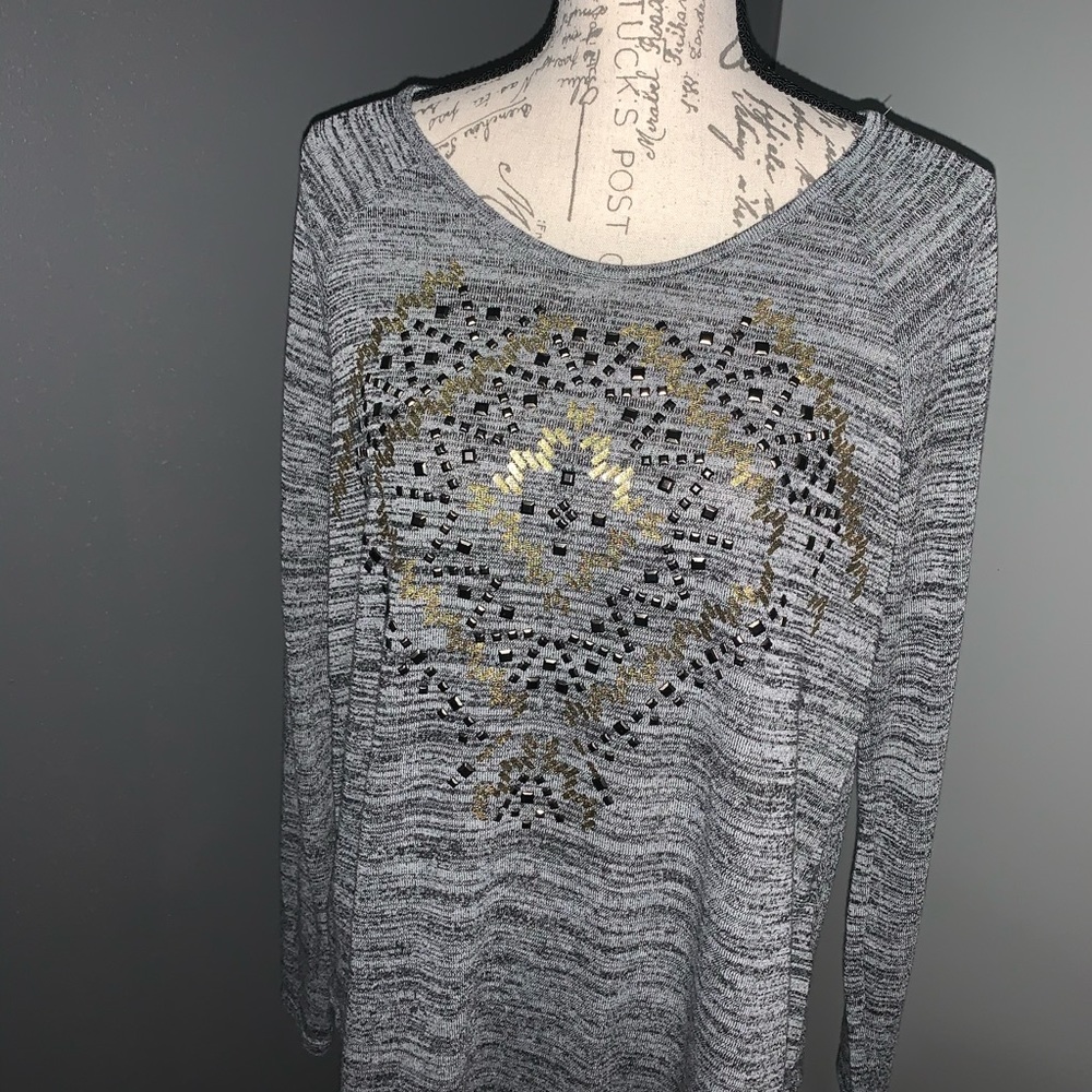 Simply Styled by Sears Long Sleeve Womens L